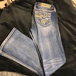 Womens Rock Revival Bootcut Jeans